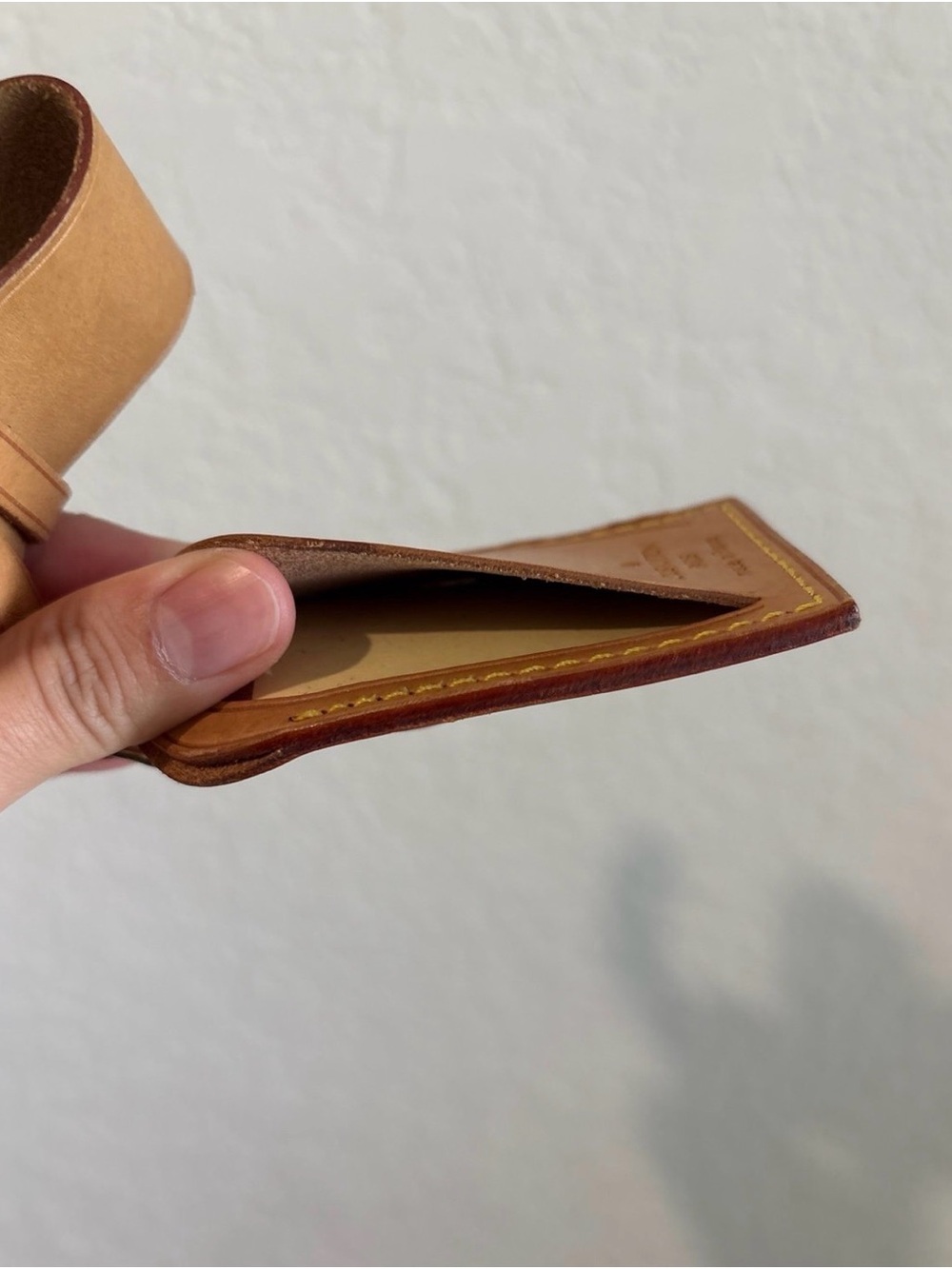 Louis Vuitton Vachetta Leather Luggage Tag - Picture 6 of 7